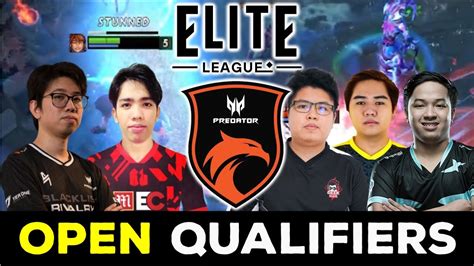 elite league dota 2 sea open qualifiers